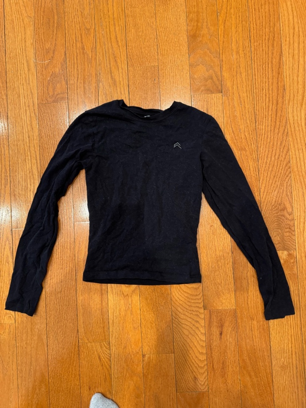 Oner Active Black Long Sleeve Slim Fit Top
